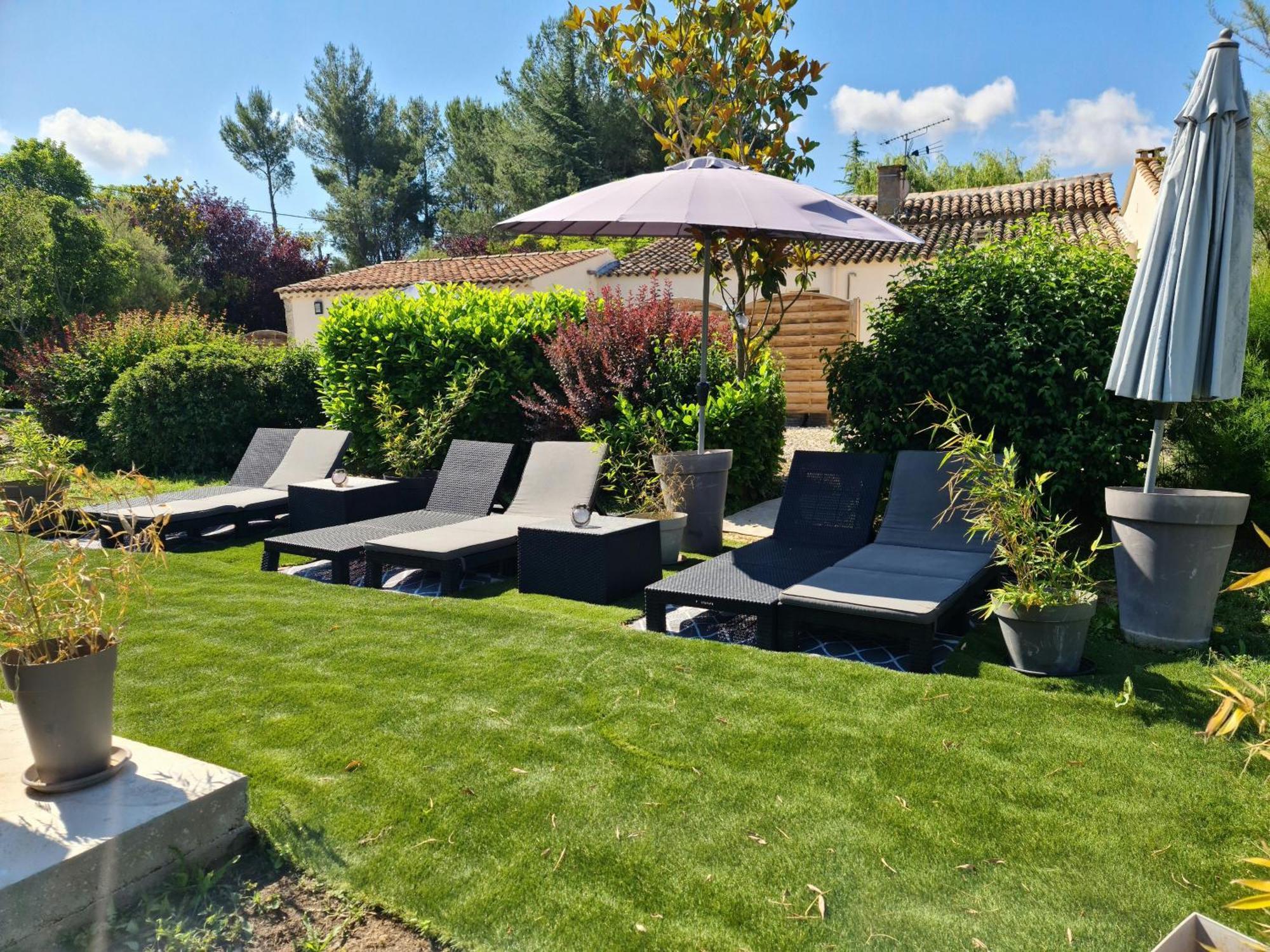 Mas Gabelys Superbe Vue Sainte Victoire Jardin Terrasse Et Piscine Apartment Trets Ngoại thất bức ảnh