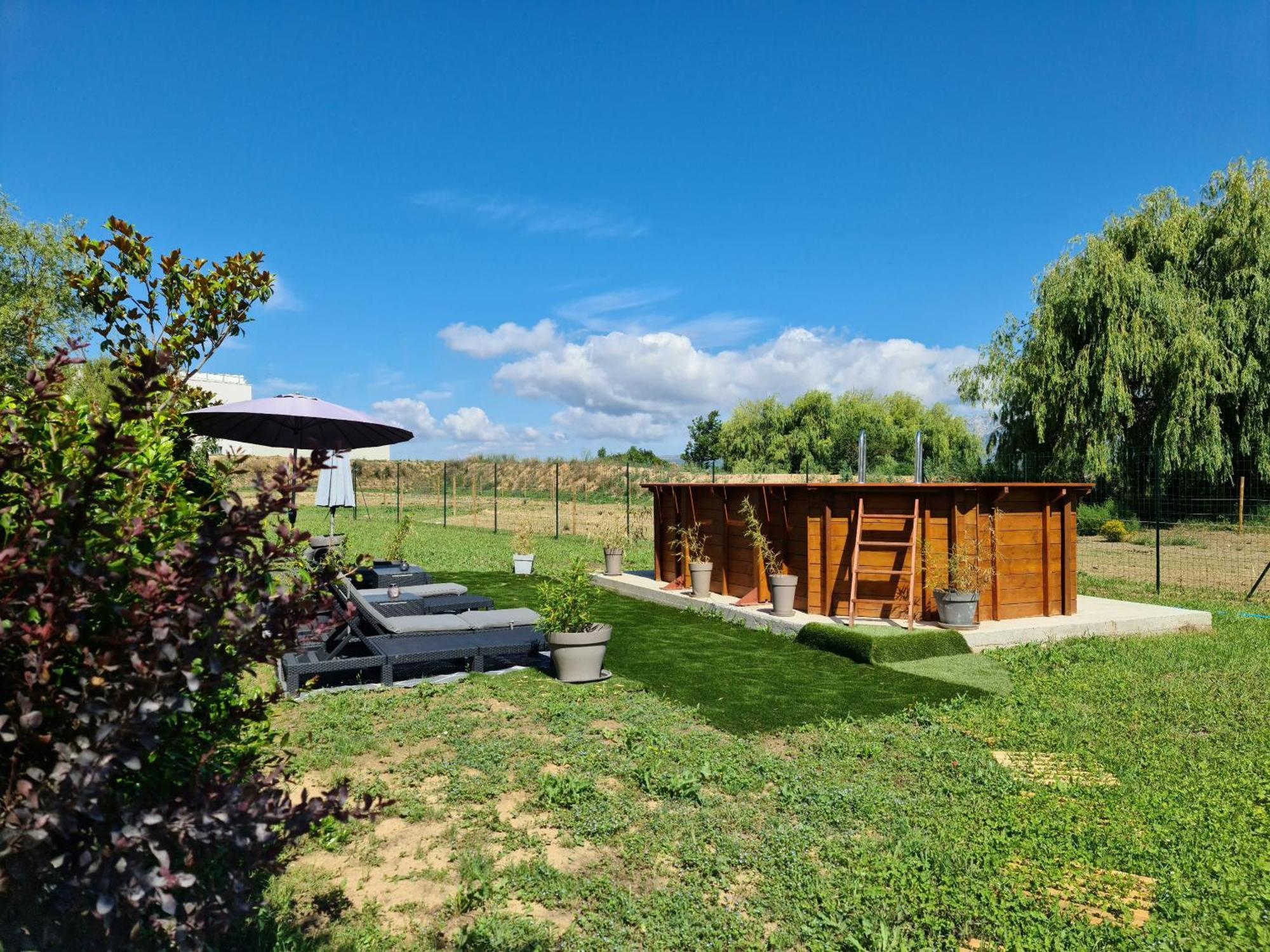 Mas Gabelys Superbe Vue Sainte Victoire Jardin Terrasse Et Piscine Apartment Trets Ngoại thất bức ảnh